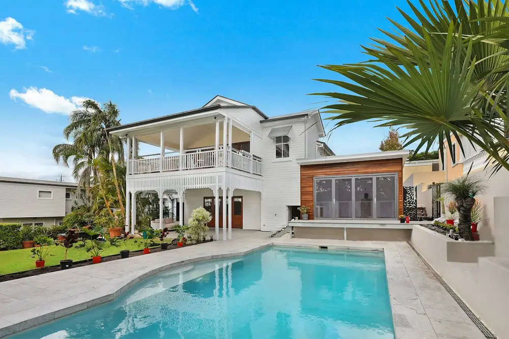 Detached home with a landscaped approach